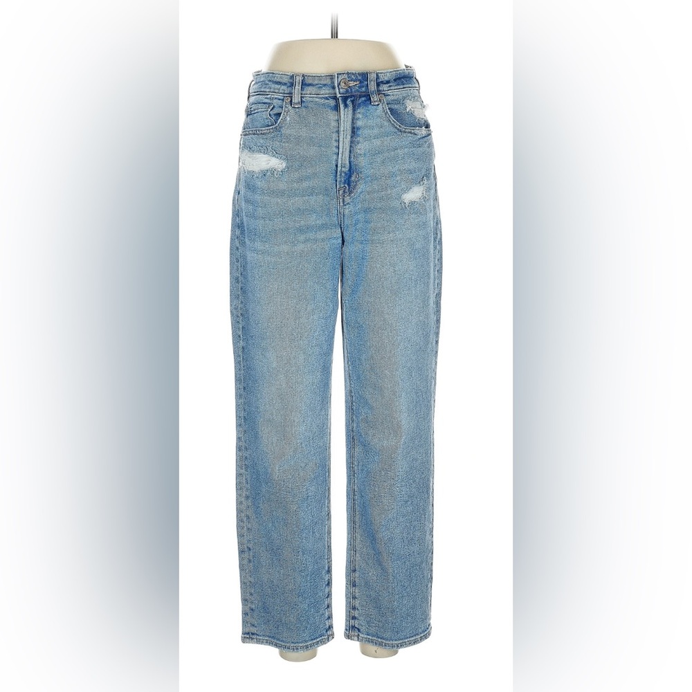 American Eagle Outfitters Light Blue Straight Leg Jeans